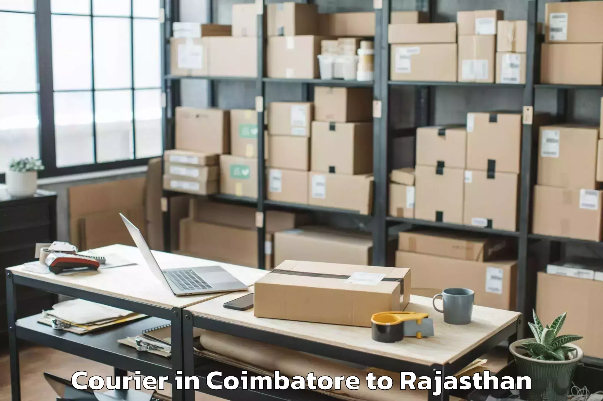 Easy Coimbatore to Sadulshahar Courier Booking